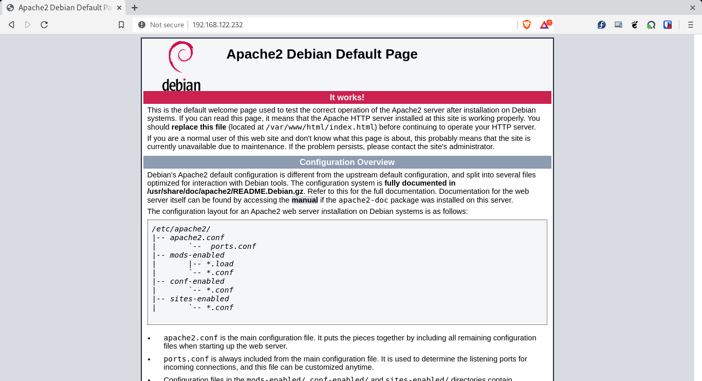 Apache Demo page